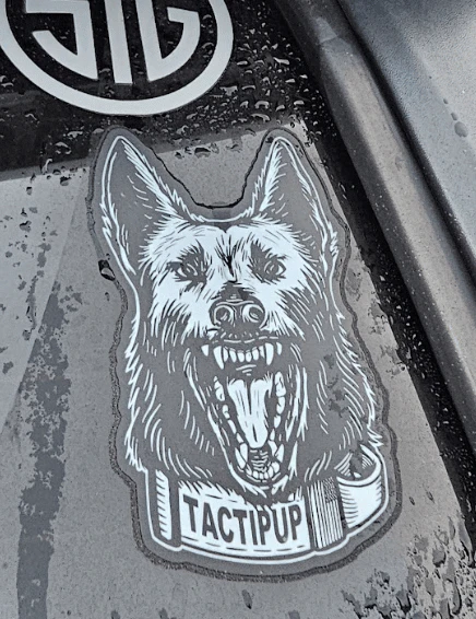 American K-9 Sticker (2.5" x 4") - Image 4