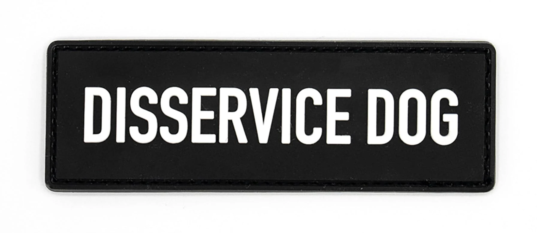 Disservice Dog Patch (4.5" x 1.5")