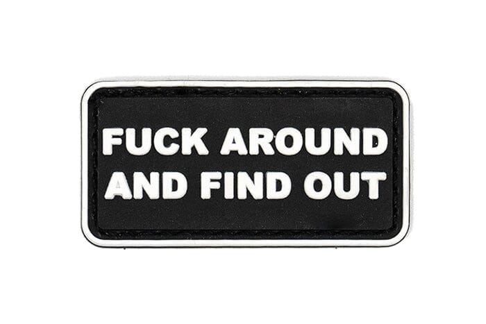 F*ck Around Find Out Patch (2" x 1")