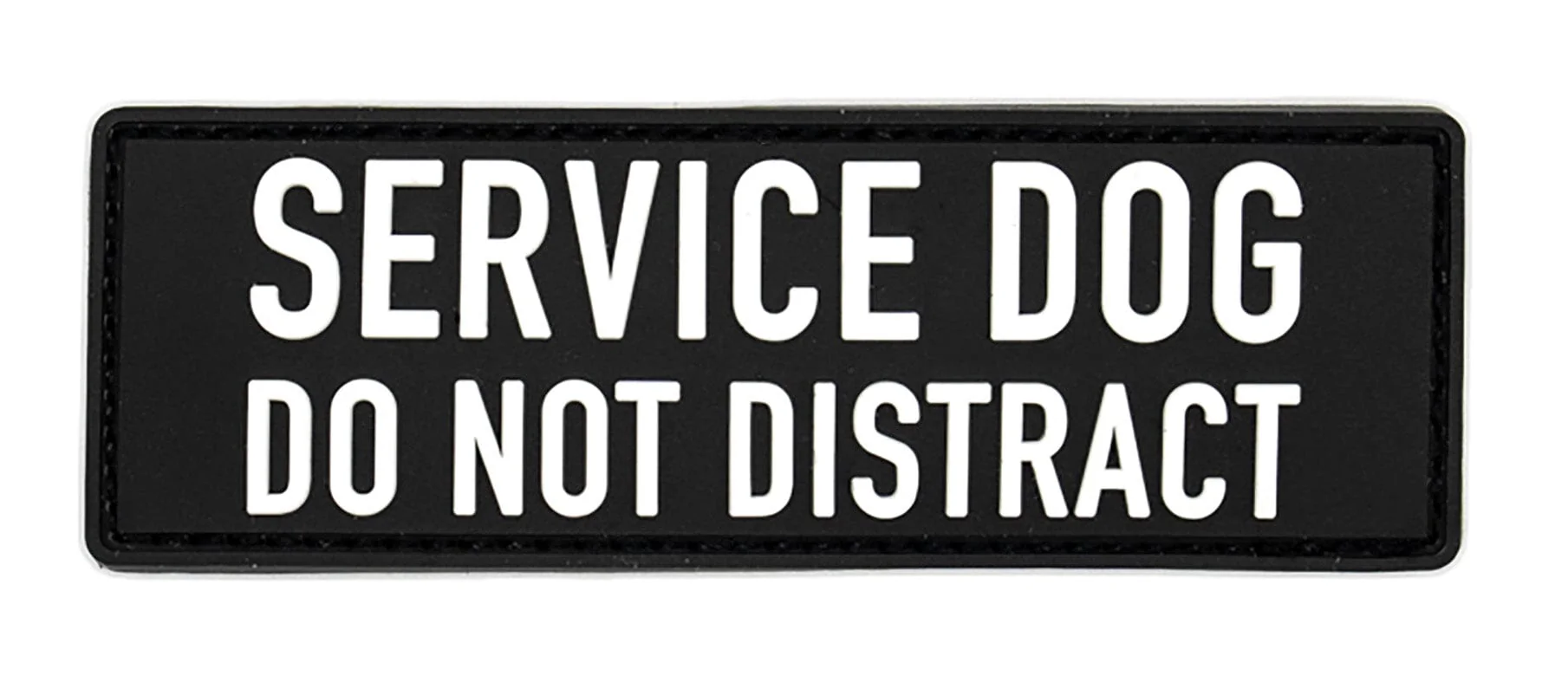 Service Dog Do Not Distract Patch (4.5" x 1.5")