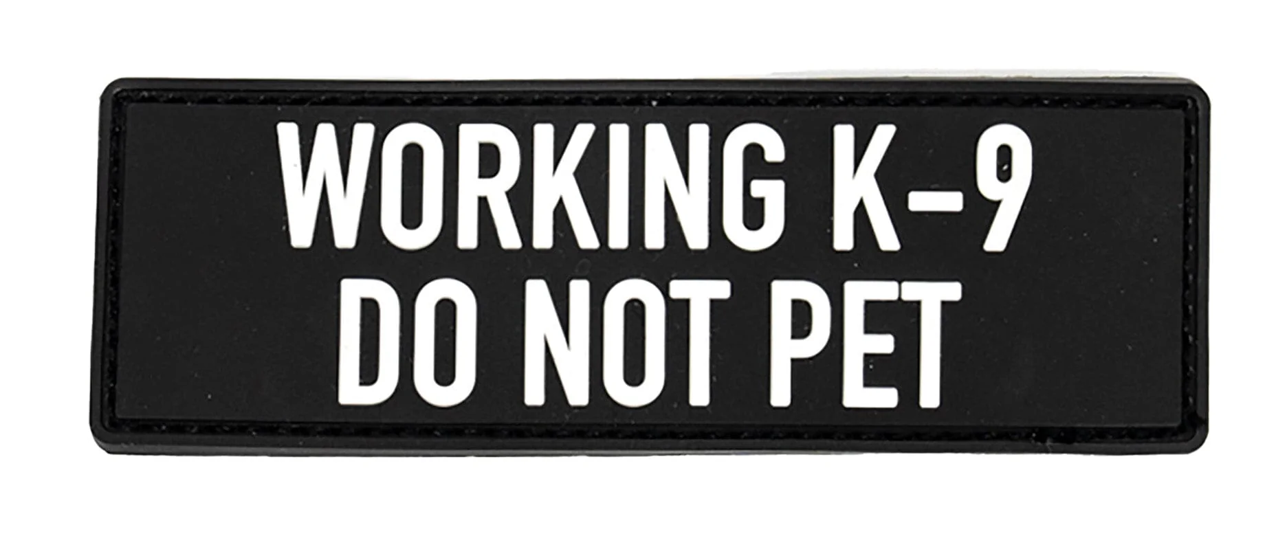 Working K-9 Do Not Pet Patch (4.5" x 1.5")